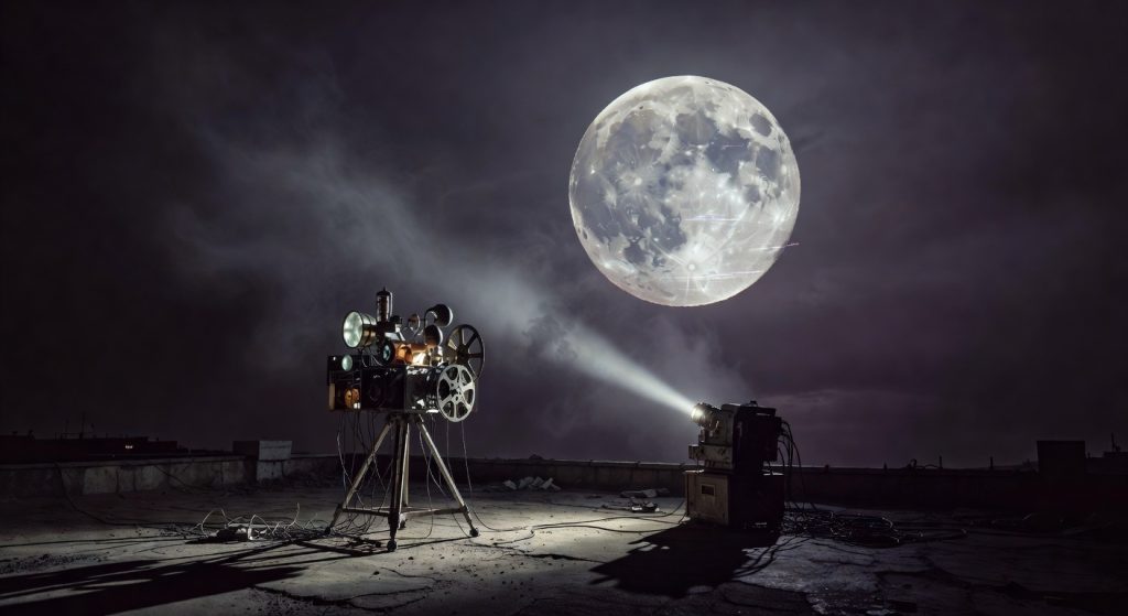 Moon as a Projection