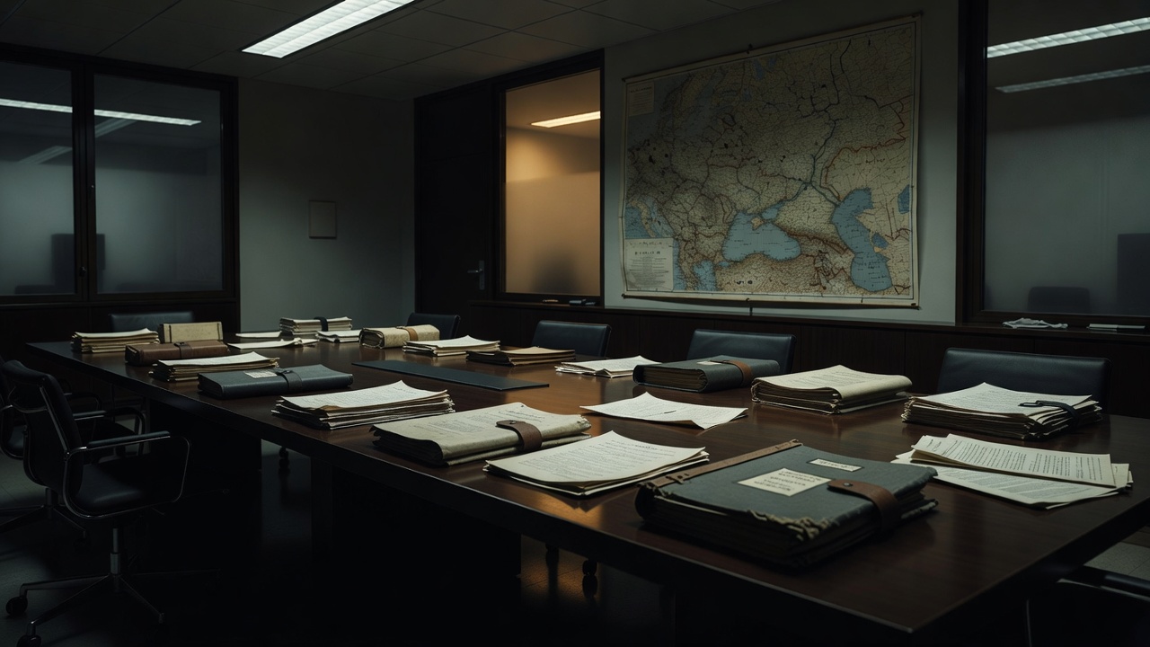 Empty Geneva conference room for BWC confidence-building measures — ConspiracyRealist.com