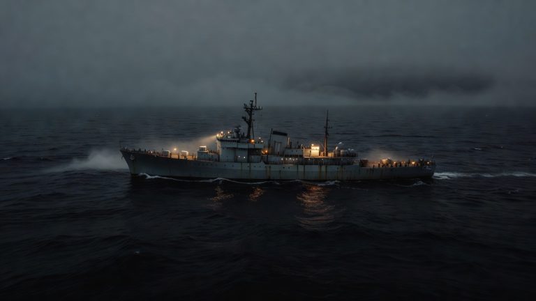 Project SHAD Navy test ship at sea — ConspiracyRealist.com