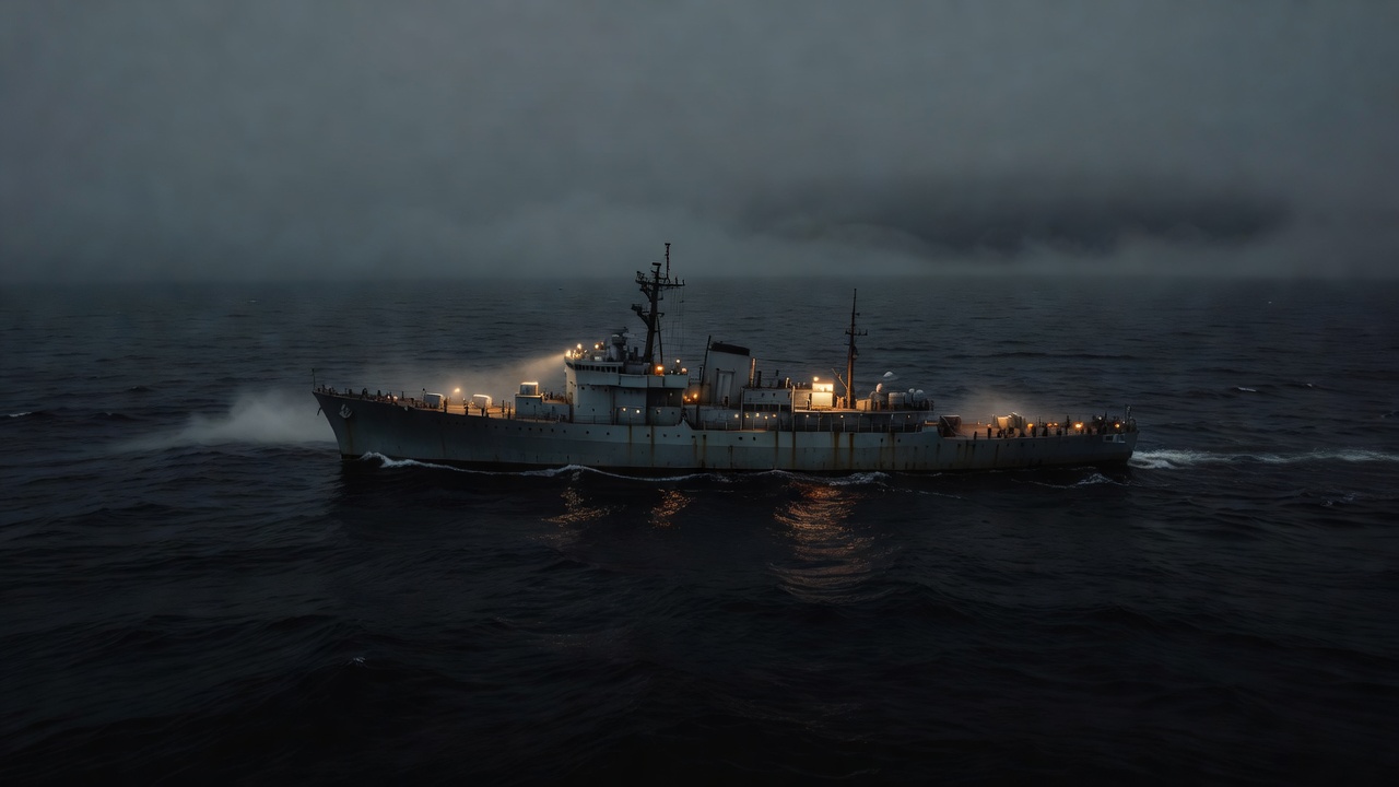 Project SHAD Navy test ship at sea — ConspiracyRealist.com