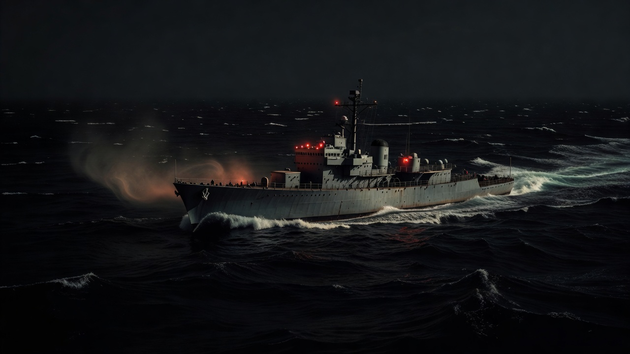 USS Herbert J. Thomas in Purple Sage SHAD test haze — ConspiracyRealist.com