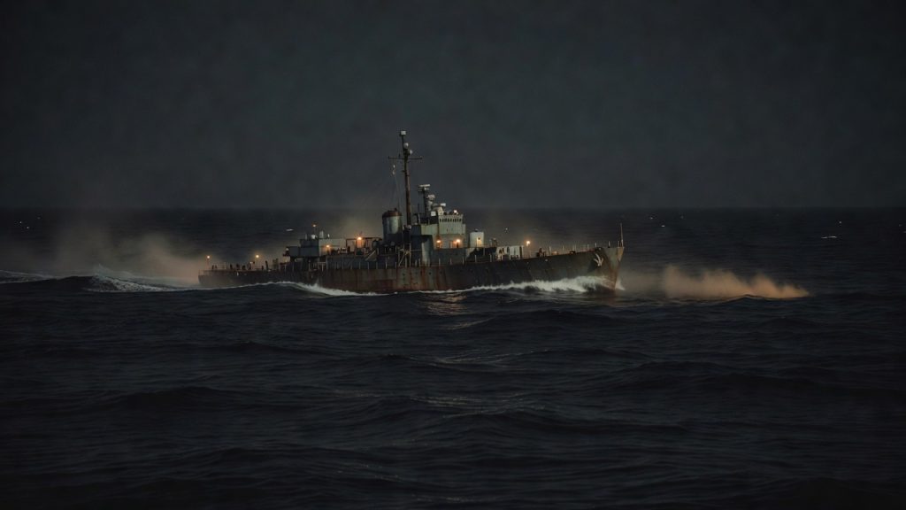 USS Herbert J. Thomas during the Scarlet Sage bioaerosol test off San Diego - ConspiracyRealist.com