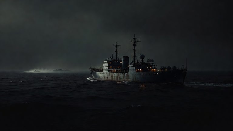 USS George Eastman at sea during Project SHAD — ConspiracyRealist.com