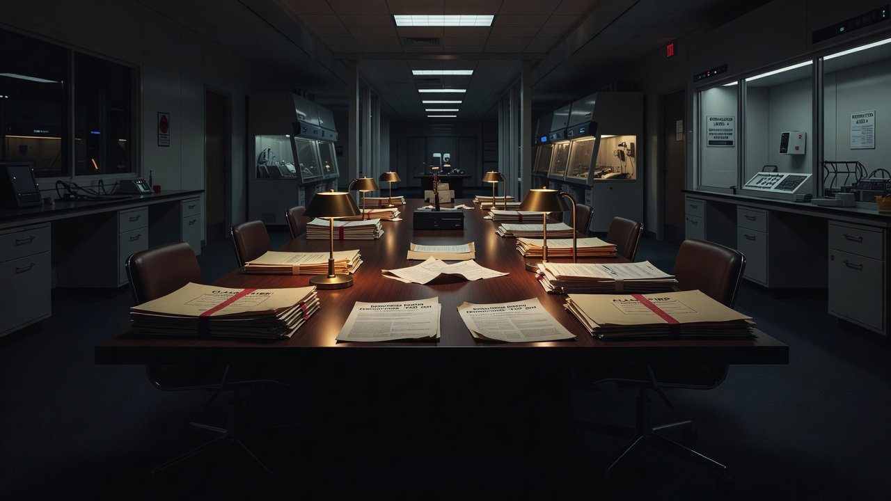 Australia Group export-control conference chamber scene — ConspiracyRealist.com