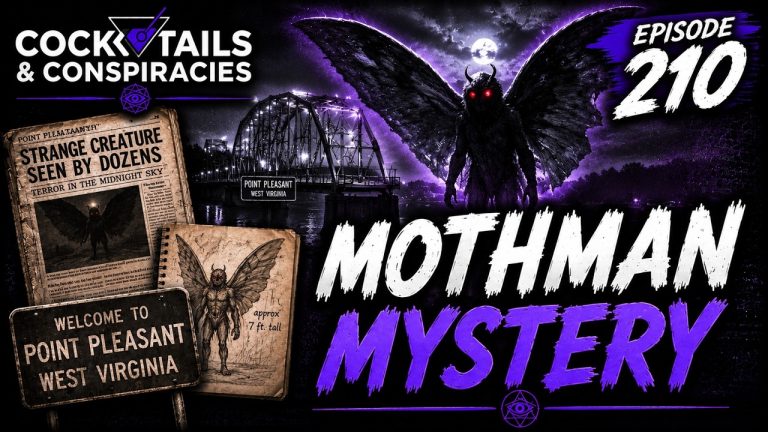 mothman mystery: point pleasant's sightings, science, and the silver bridge 🍸 ep. 210