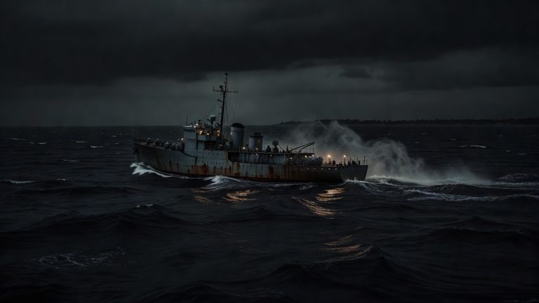 USS Tercel during Operation Dew aerosol testing — ConspiracyRealist.com