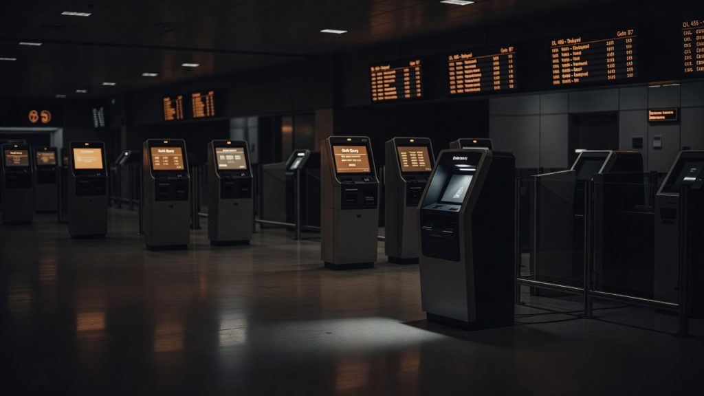 APIS Quick Query airport surveillance terminal scene — ConspiracyRealist.com